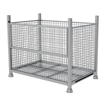 Transportbox für 44 Flachbakenfüße oder 28 Fußplatten Transportbox für 44 Flachbakenfüße oder 28 Fußplatten