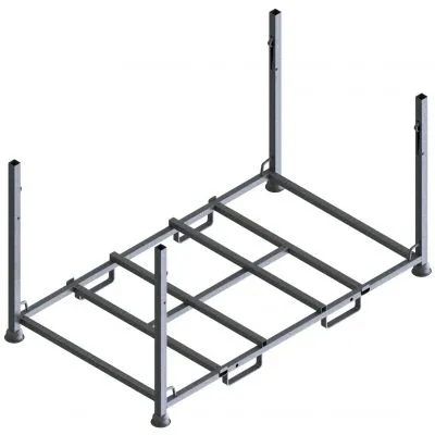 Lager und Transporttraverse für 20 KDRF Absperrschrankengitter Lager und Transporttraverse für 20 KDRF Absperrschrankengitter