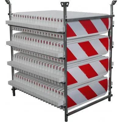 Lager- und Transportgestell für 80 Baken Lager- und Transportgestell für 80 Baken