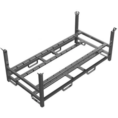 Stapelpalette für 12 Schachtabdeckungen Stapelpalette für 12 Schachtabdeckungen