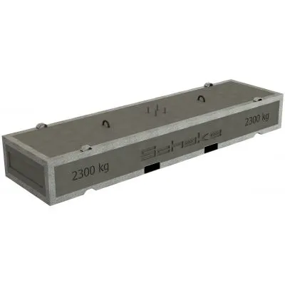 Beton-Aufstellvorrichtung für Vorwarntafeln Beton-Aufstellvorrichtung für Vorwarntafeln