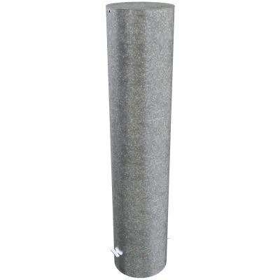 Stahlrohrpoller Ø 323 x 5 mm ortsfest zum Einbetonieren Stahlrohrpoller Ø 323 x 5 mm ortsfest zum Einbetonieren