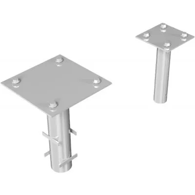 Satz Bodenhülse zum Einbetonieren für Haupt- und Auflagepfosten Satz Bodenhülse zum Einbetonieren für Haupt- und Auflagepfosten