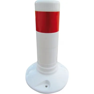 Flexipfosten weiß / rot Ø 80 mm Flexipfosten weiß / rot Ø 80 mm