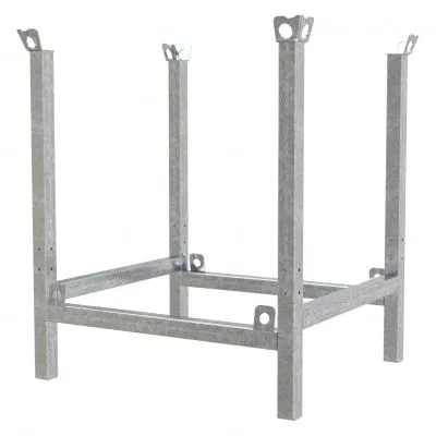 Stapelpalette für stehende Lagerung Stapelpalette für stehende Lagerung