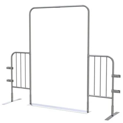 Tor für Absperrgitter, verzinkt Tor für Absperrgitter, verzinkt