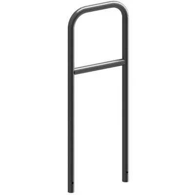 Rohrbügel aus Stahlrohr Ø 48 x 2,5 mm mit Querholm zum Einbetonieren Rohrbügel aus Stahlrohr Ø 48 x 2,5 mm mit Querholm zum Einbetonieren