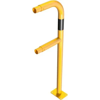 Schutzgeländer aus Ø 48 mm Stahlrohr Schutzgeländer aus Ø 48 mm Stahlrohr