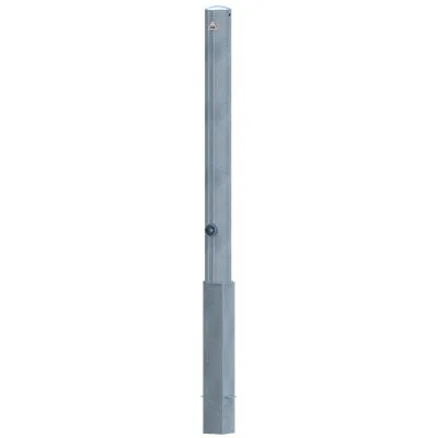 Absperrpfosten Stahlrohr Ø 89 x 2,9 mm herausnehmbar mit Dreikantverschluss Absperrpfosten Stahlrohr Ø 89 x 2,9 mm herausnehmbar mit Dreikantverschluss