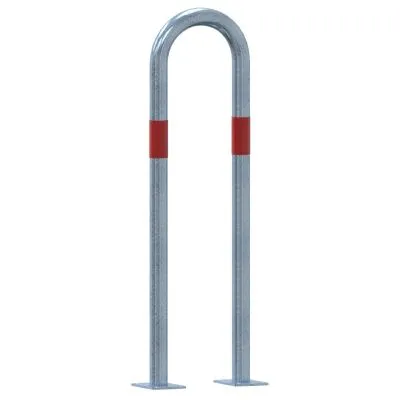 Absperrbügel zum Aufdübeln aus Stahlrohr Ø 48 mm Absperrbügel zum Aufdübeln aus Stahlrohr Ø 48 mm