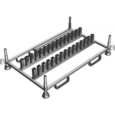 Stapelpalette für 30 Schilder Stapelpalette für 30 Schilder