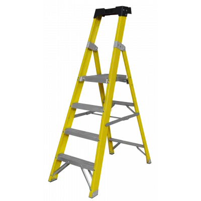 Professionelle Fiberglas-Trittleiter Professionelle Fiberglas-Trittleiter