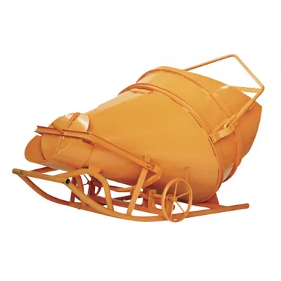 Horizontaler Betonsilo mit Seitenauslass Horizontaler Betonsilo mit Seitenauslass