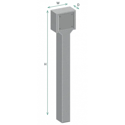 Hydrantenmarkierungspfosten aus Beton Hydrantenmarkierungspfosten aus Beton
