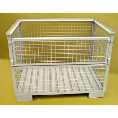 Gitterbox aus Drahtgeflecht – 1240 mm x 835 mm x 970 mm Gitterbox aus Drahtgeflecht – 1240 mm x 835 mm x 970 mm