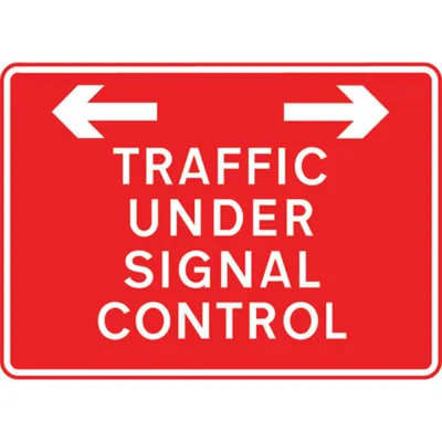 Verkehr unter Signalregelung – Verkehrszeichen Verkehr unter Signalregelung – Verkehrszeichen